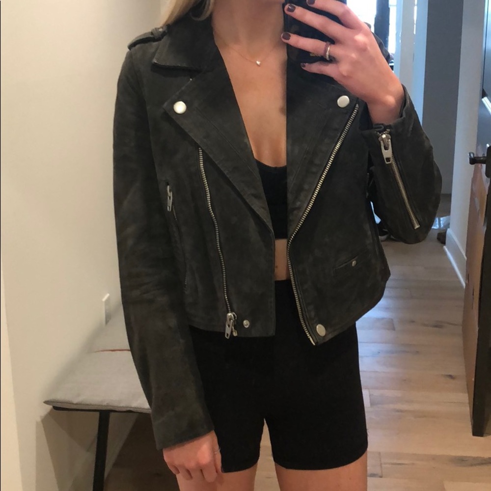 Suede Motorcycle Jacket - Picture 3 of 11